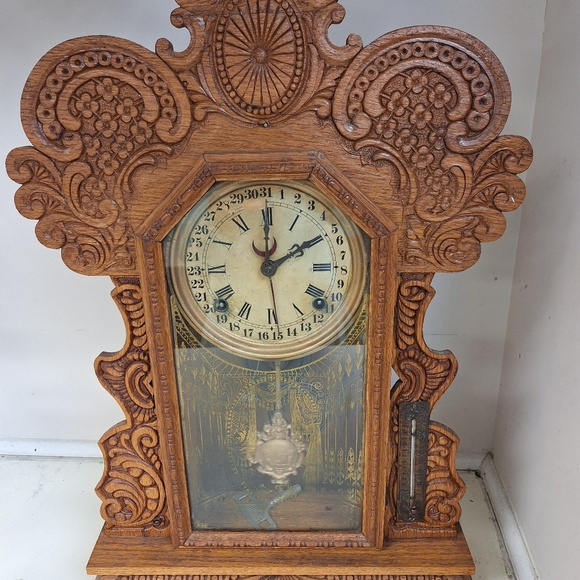 RARE INGRAHAM KITCHEN CLOCK